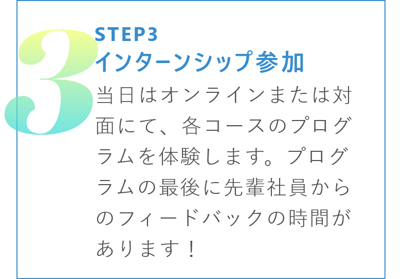 インターンシップ参加